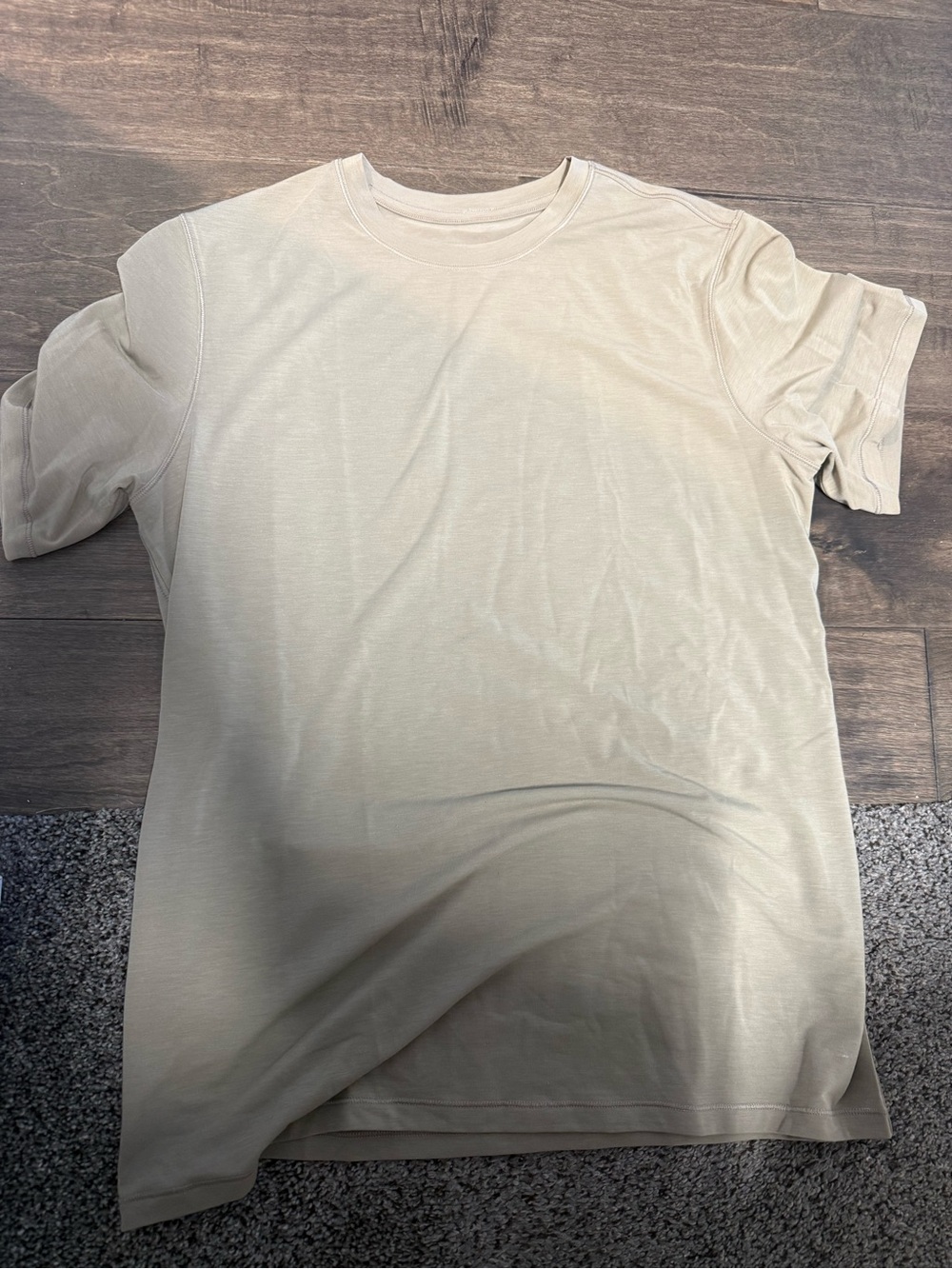 Lululemon Jersey Training Short Sleeve in Sheer Oak